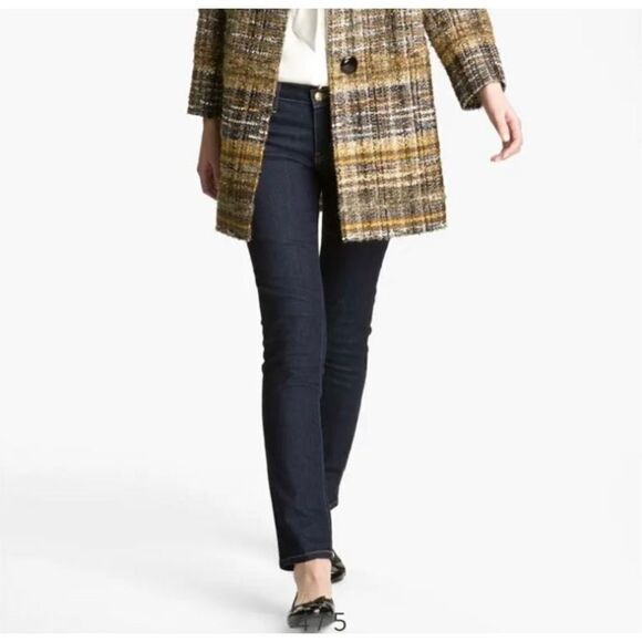 Kate Spade Saturday Night Slim Stretch Dark Wash Ankle Jeans 24 - Picture 3 of 13